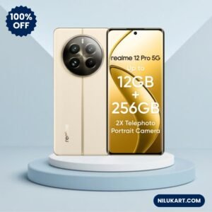 Realme 12 Pro 5G (Navigator Beige, 256 GB)  (8 GB RAM)